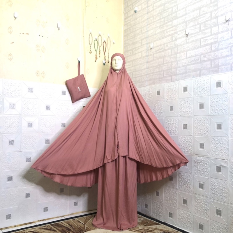 Mukena Rayon Polos mukena Rayon amotif