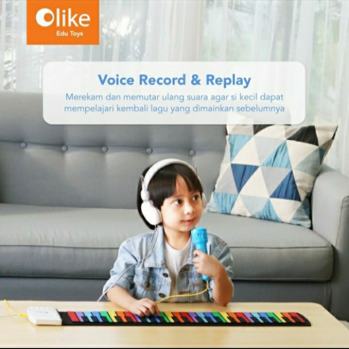 OLIKE HAND ROLL PIANO / PORTABLE PIANO OLIKE GARANSI RESMI OLIKE