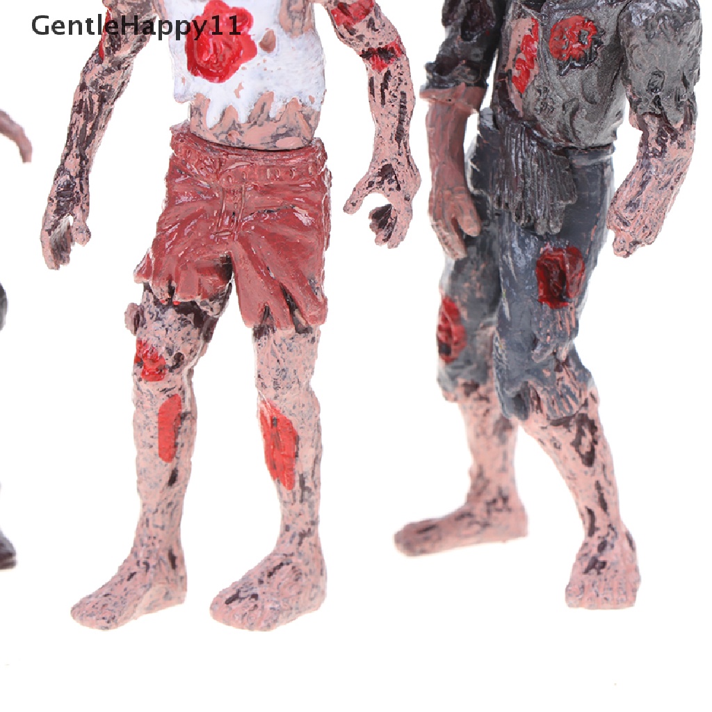 Gentlehappy 6pcs Berjalan Jenazah Model Terror Zombies Anak Anak Action Figure Mainan Boneka  Id