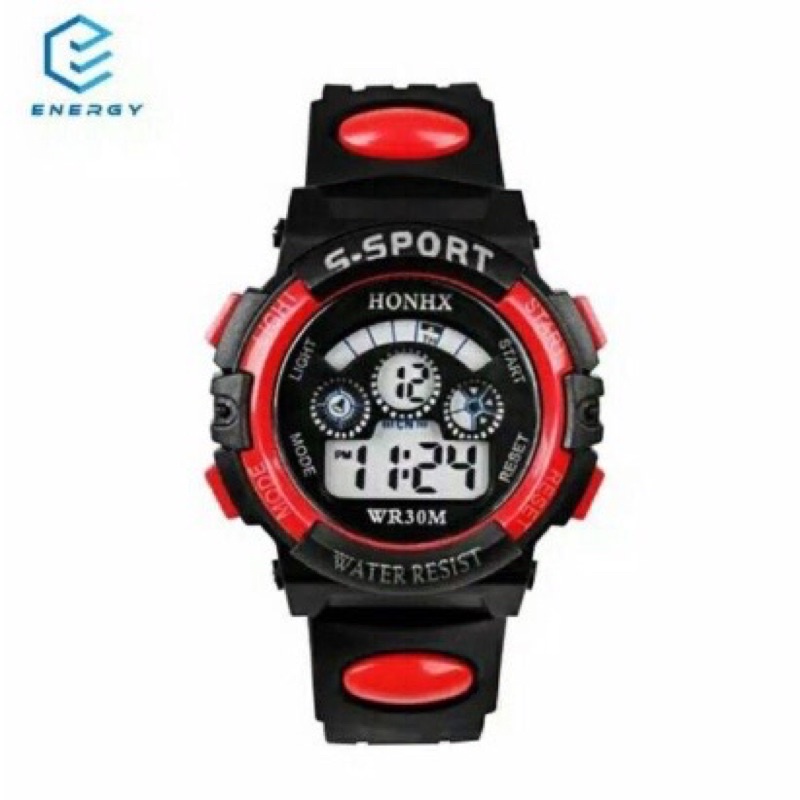 COD jam tangan RUBBER S-Sport Digital fashion LED IMPORT