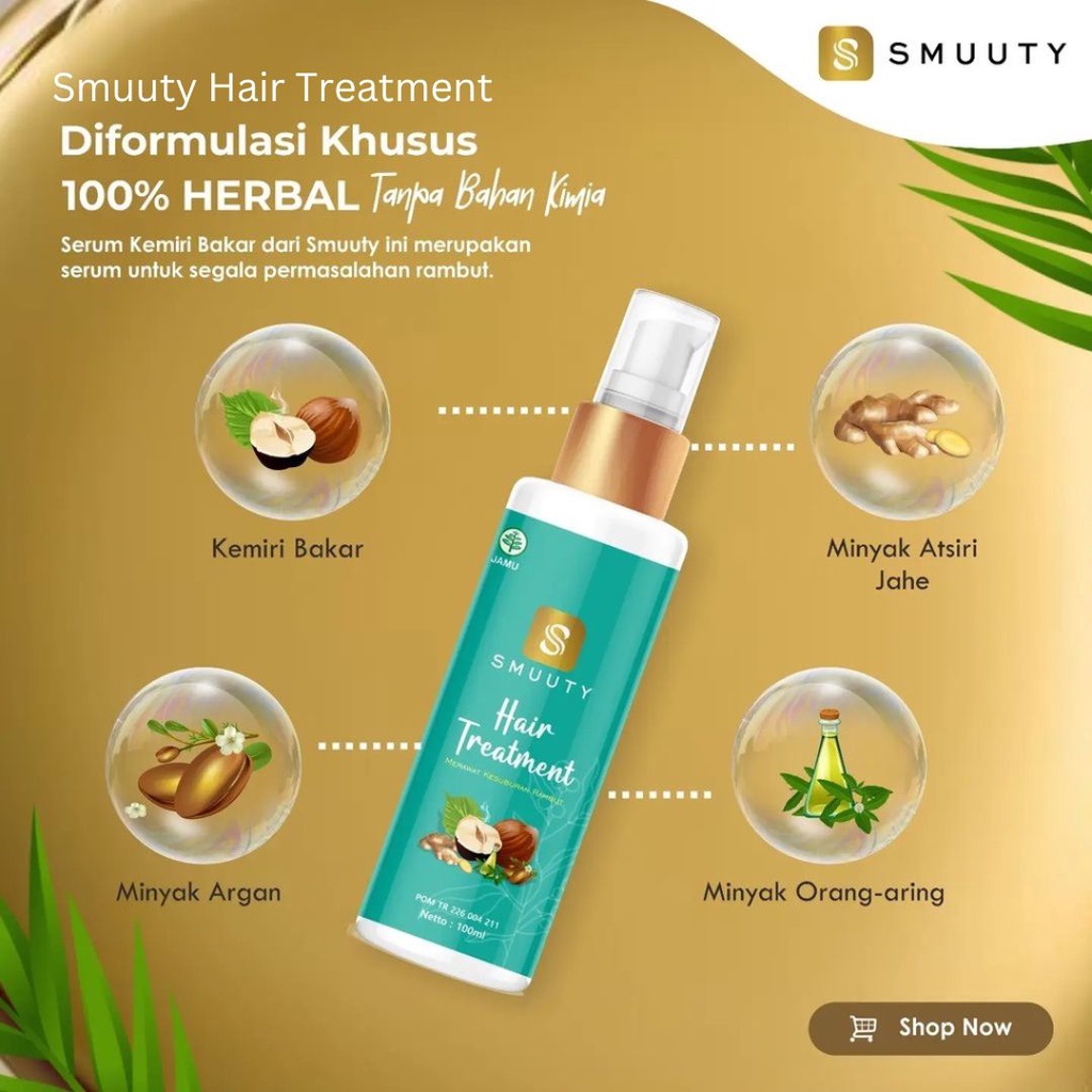 Smuuty Hair Treatment Bonus Emas Asli Murni 24 Karat