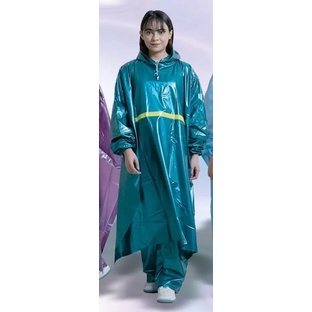 JAS HUJAN PONCHO LENGAN CELANA 654 HYPERION JAS HUJAN DOLPHIN BLUE