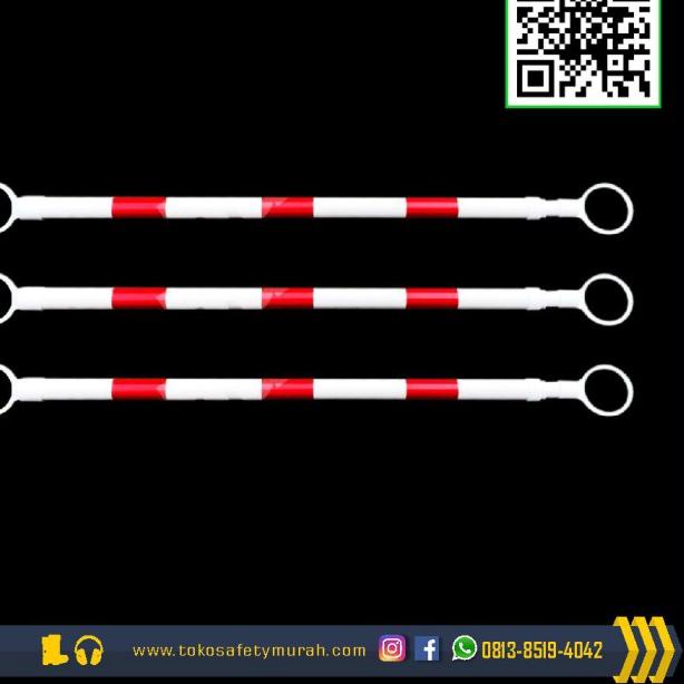 

Retractable Cone Bar / Penghalang jalan - Merah Putih