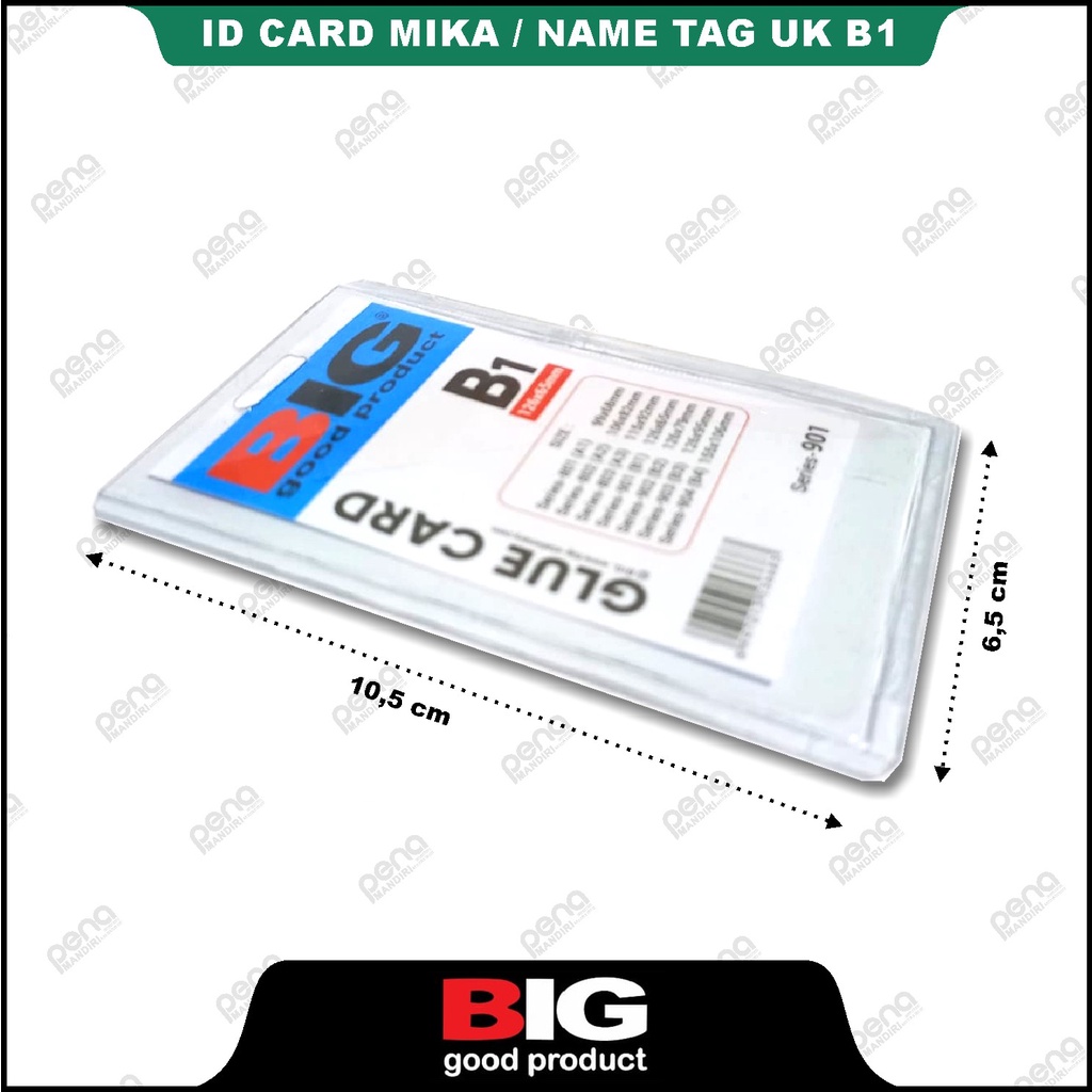 ID CARD / Name Tag Plastik B1 Holder Case