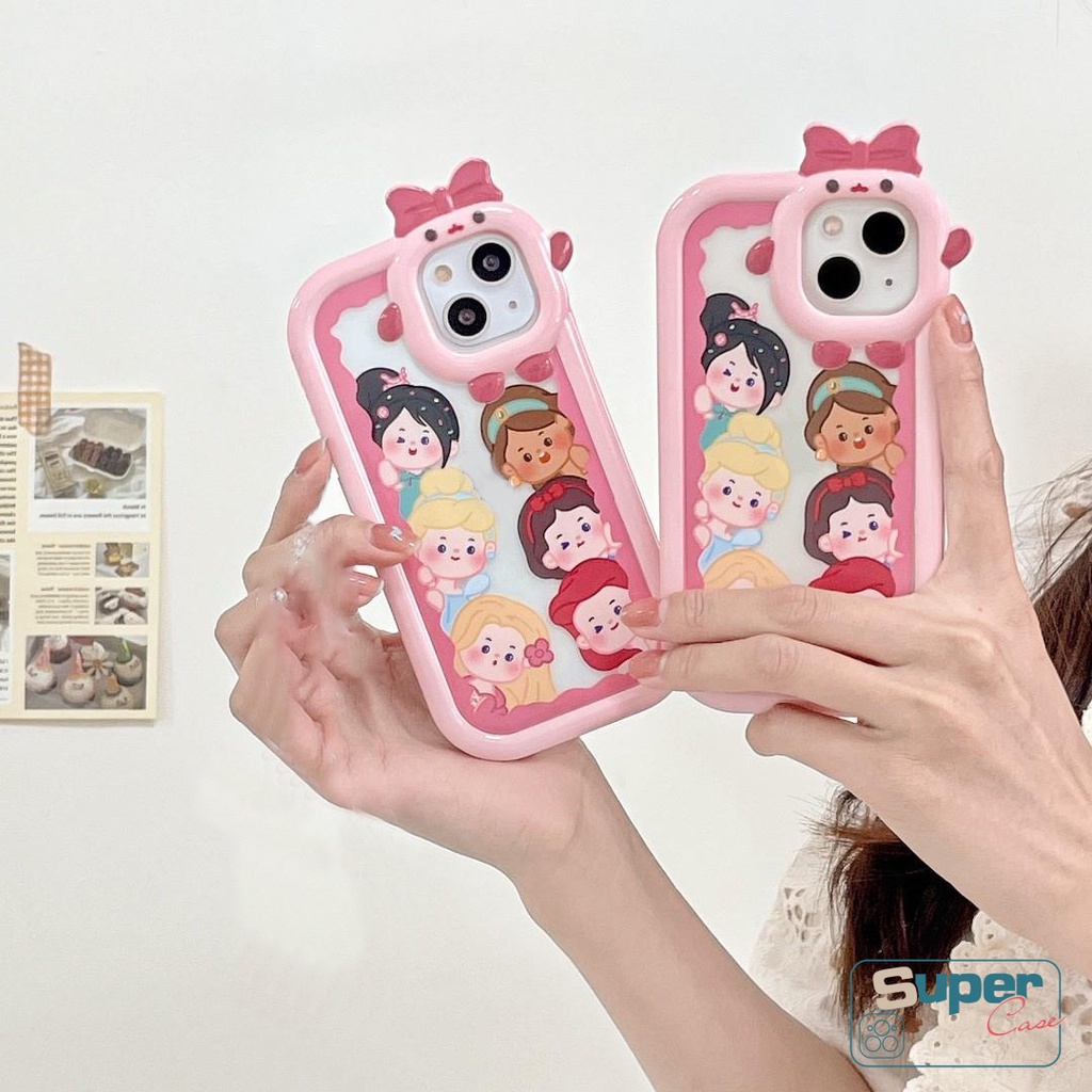 Soft Case Desain Princess Monster Untuk Vivo Y22 Y35 Y20 Y16 Y15s Y12 Y11 Y15A Y15 Y02s Y33S Y21 Y21S Y30 Y51A Y53s Y20s Y91 Y51 Y31 Y12i Y17 T1 Y12s Y50 Y91C Y51 Y31 V23 V23E