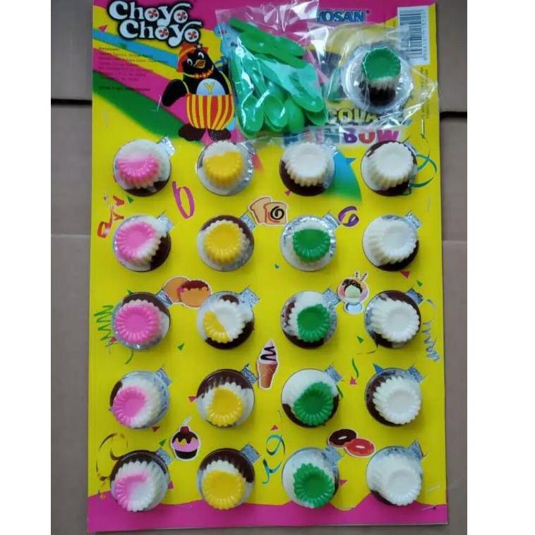 

☼ Choyo Choyo Coklat Rainbow isi 20bj ゞ