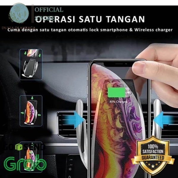 Unik RECHA WIRELESS CHARGER CAR - CHARGER WIRELESS MOBIL DUNOL Murah