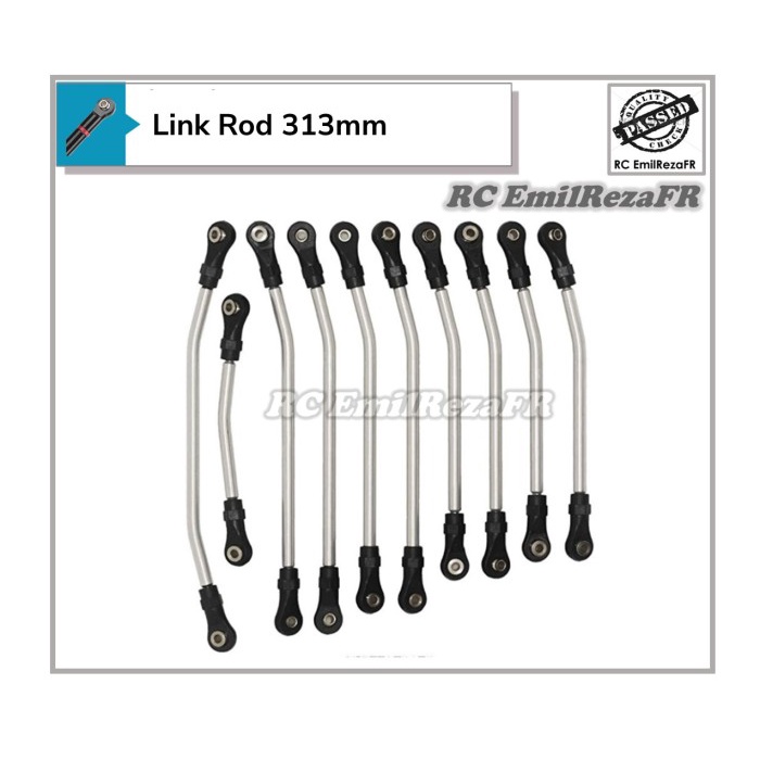 Link Rod Metal WB313mm SCX10 RGT RC Car