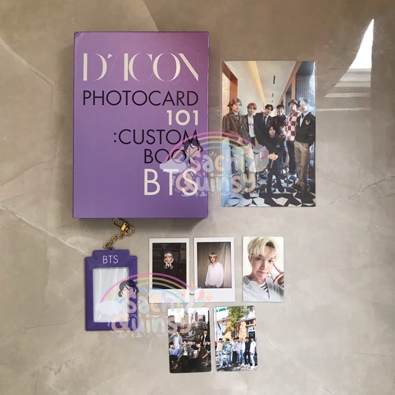 DICON PHOTOCARD 101 CUSTOM BOOK BTS BINDER SLEEVE KEYRING FRAME HOLDER JHOPE SET GRUP PC POSTCARD