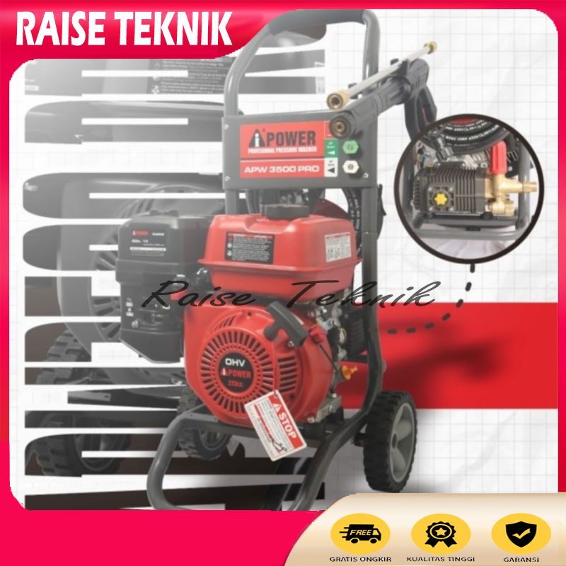 MESIN CUCI STEAM AI POWER APW 3500 PRO HIGH PRESURE