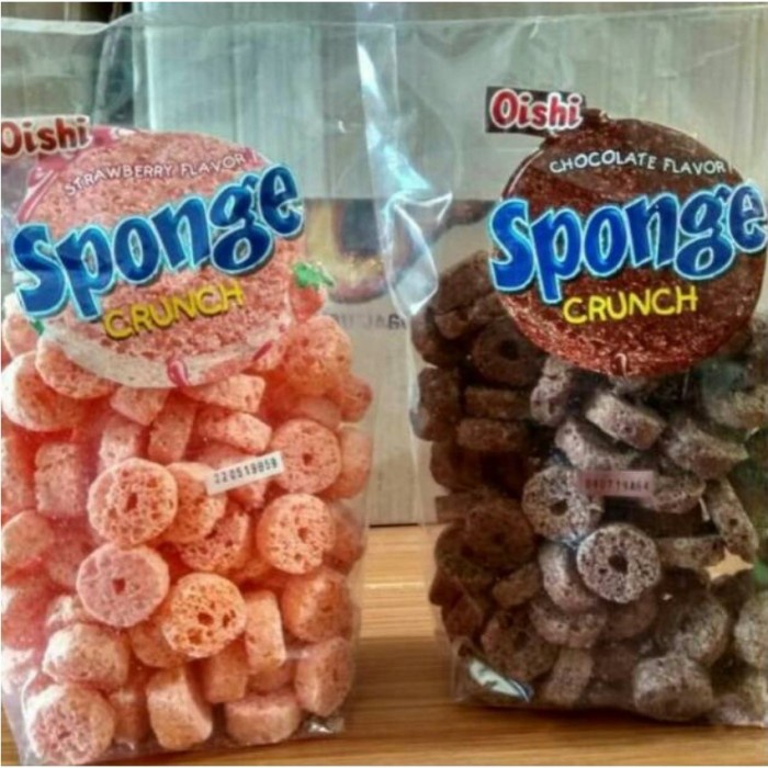 

TERMURAH Snack Kekinian Original Oishi Sponge Crunch - COKLAT 90GR