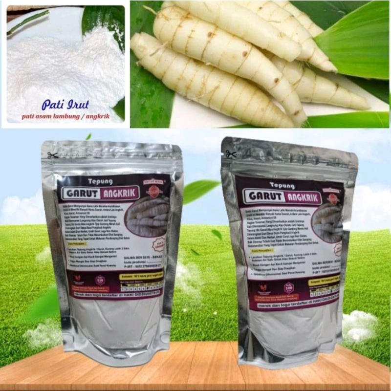 

Tepung Pati Garut Asli 500 Gram Tepung Irut Garut Obat herbal Asam Lambung