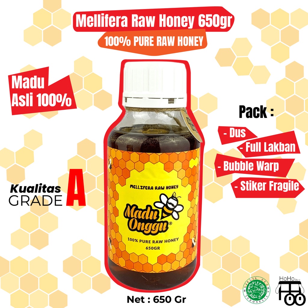 

ASLI MADU Onggu 650gr ASLI TANPA CAMPURAN /Madu murni & madu asli, Lebah Apis Mellifera