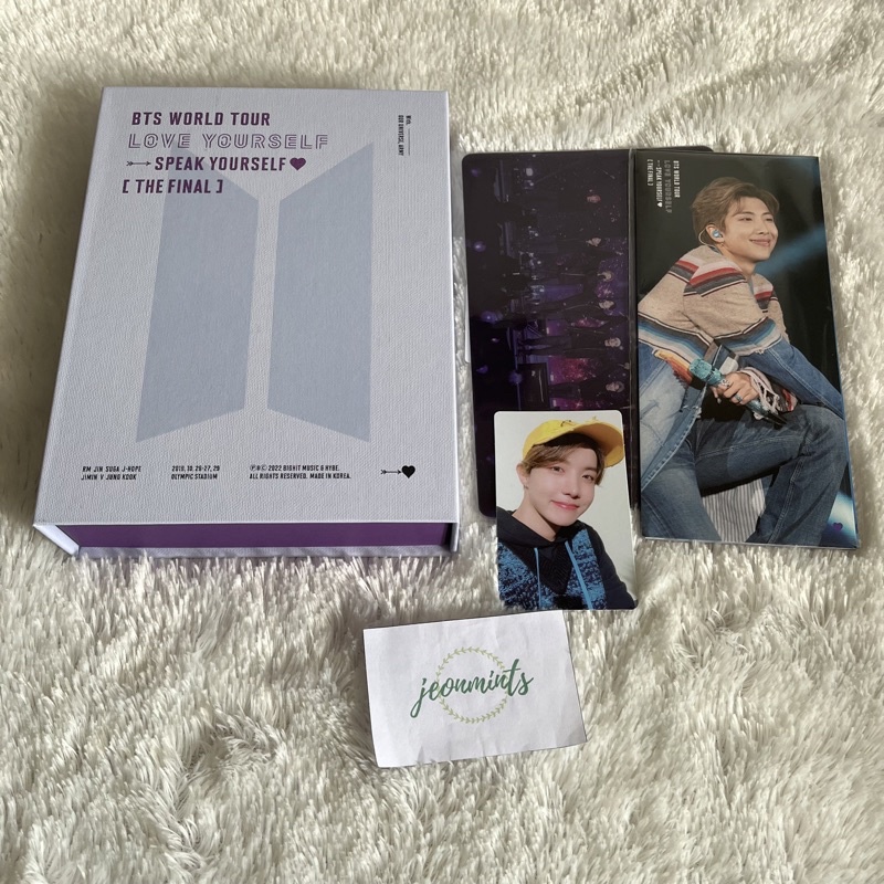 [READY STOCK] BTS Speak Yourself The Final DVD with Jhope pc rpc jungkook jin jimin rm suga v
