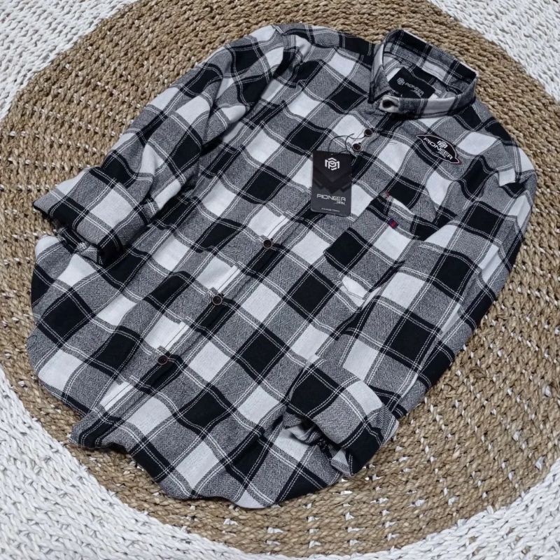 Kemeja Flanel Pria Kualitas Premium Lengan Panjang Unisex Exklusif 2022 (Murah) Fashion Pria-FPS7
