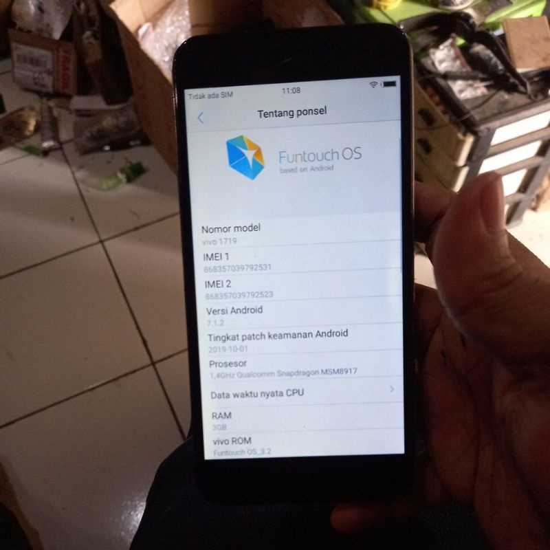 VIVO Y65 RAM 3/16GB (SECOND)