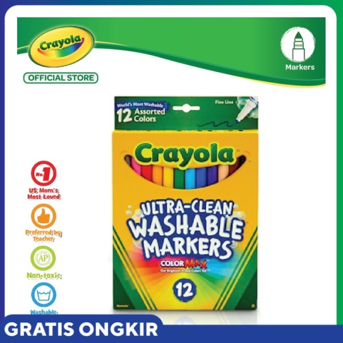 

PROMO Crayola Color Washable Markers 12 Ultra Fine Line