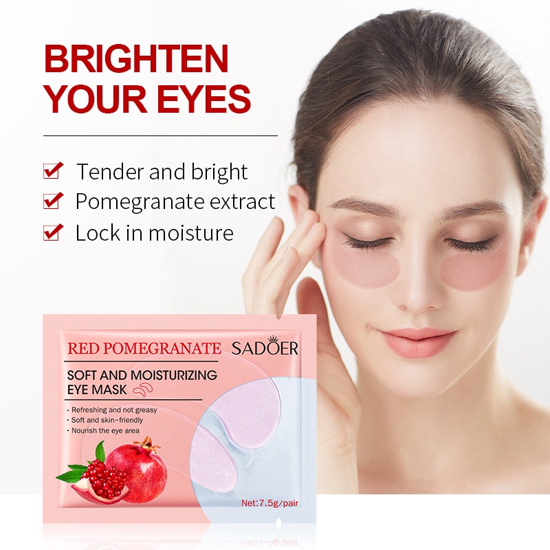 SADOER Eye Mask Essence Moisturizing Lembut lan Halus Perbaikan Kerut Lingkaran Gelap Patch Mata