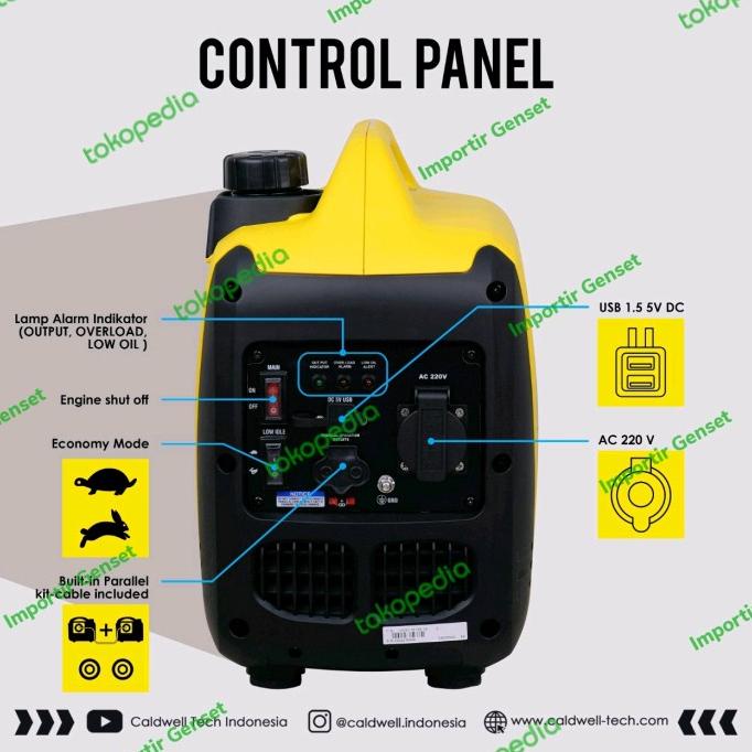 Genset Silent 1500 Watt / Genset Mini 1500 Watt Inverter Generator