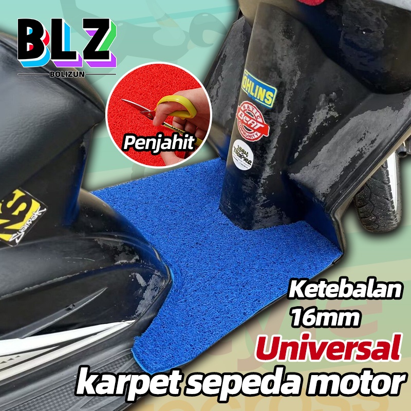 Bolizun Karpet Pijakan Kaki untuk semua jenis motor Bisa dipotong sesuai kebutuhan Karpet Motor Floor Mat - 40x50