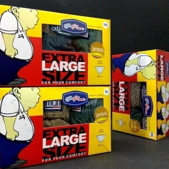Celana dalam pria Gt-Man ukuran besar/ Jumbo/ Big size - XXL