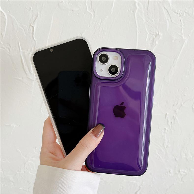 [TPC] Soft Case Bubble 5 Color (2) IPHONE TPU Transparant Warna Permen Macaron FULL COVER IPHONE X XS MAX XR 11 12 13 PRO MAX HP IP060