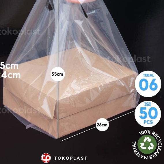 

KRESEK KANTONG PLASTIK PE BENING BOX 24X24/25X25 BAHAN TEBAL