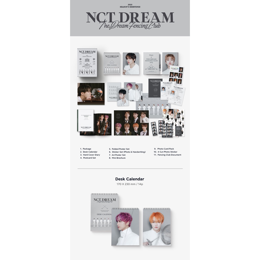 [READY] SHARING SG23 NCT DREAM / PO PRE ORDER SEASON GREETING'S 2023 NCT DREAM