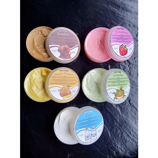 BPOM BODY SCRUB ALA SALON 100M-200ML/ LULUR BADAN BY ACL / BRIGHTENING BODY SCRUB PENCERAH TERMURAH