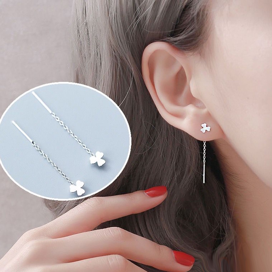 Anting Silver Simple Anting Wanita Korea Simple Perhiasan Wanita