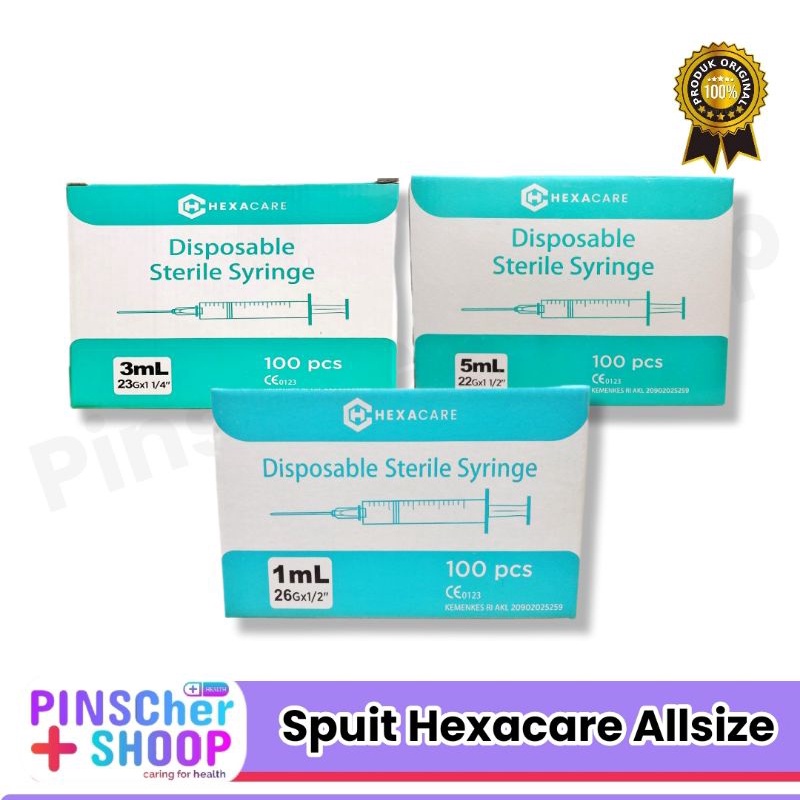 SYRINGE DISPOSABLE SPUIT ISI 100 PCS / BOX