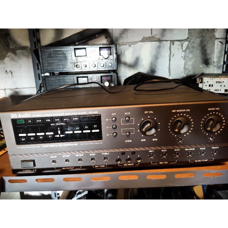 3G AUDIO STEREO MIXING KARAOKE AMPLIFIER AK-400 AMPLIFIER KARAOKE