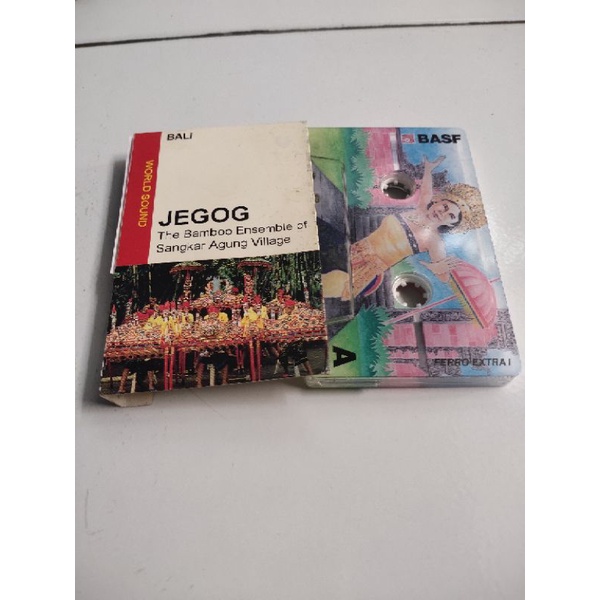 kaset pita jegog / lagu bali /