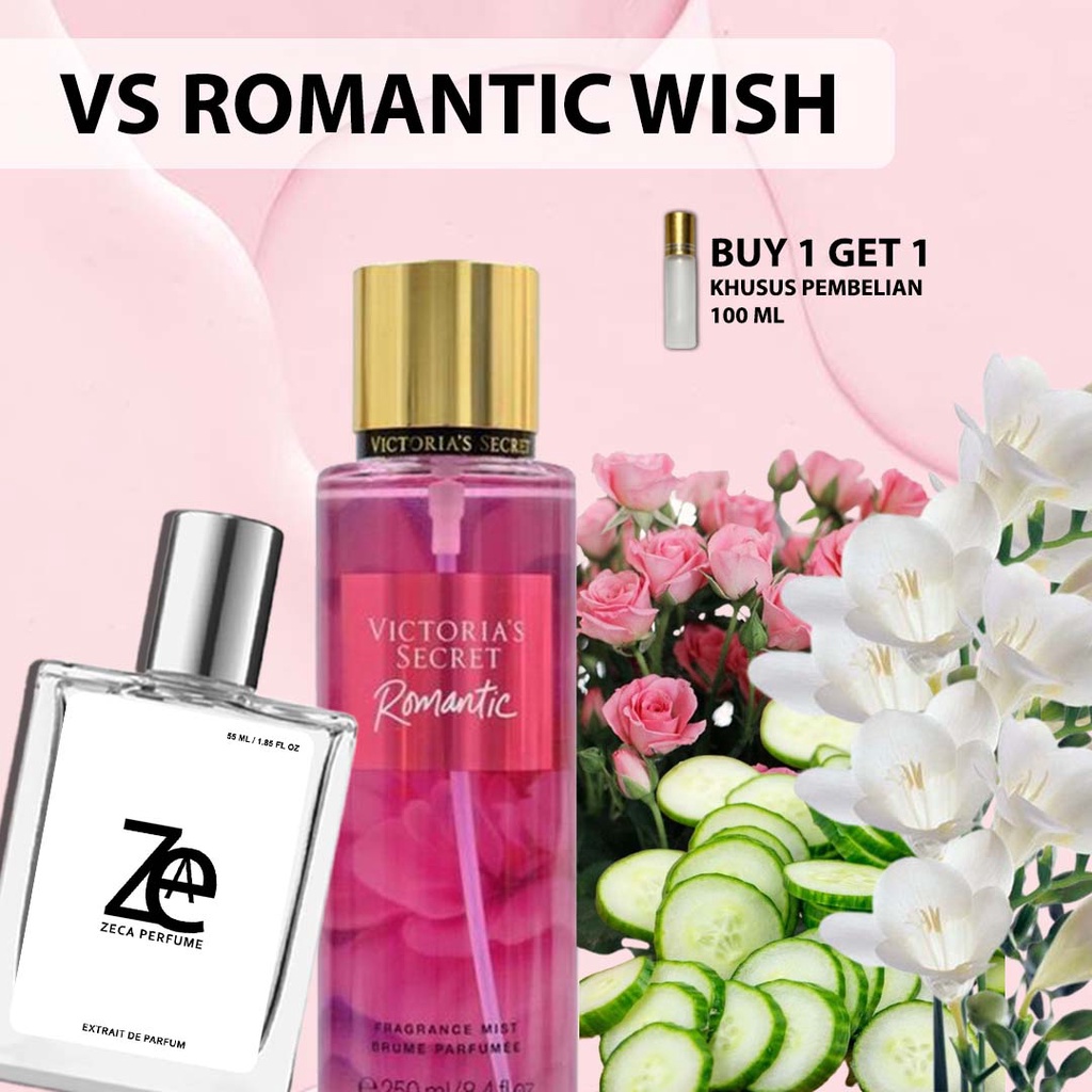 Jual PARFUM WANITA VICTORIA SECRET DUPE ROMANTIC WISH WANGI MANIS KALEM