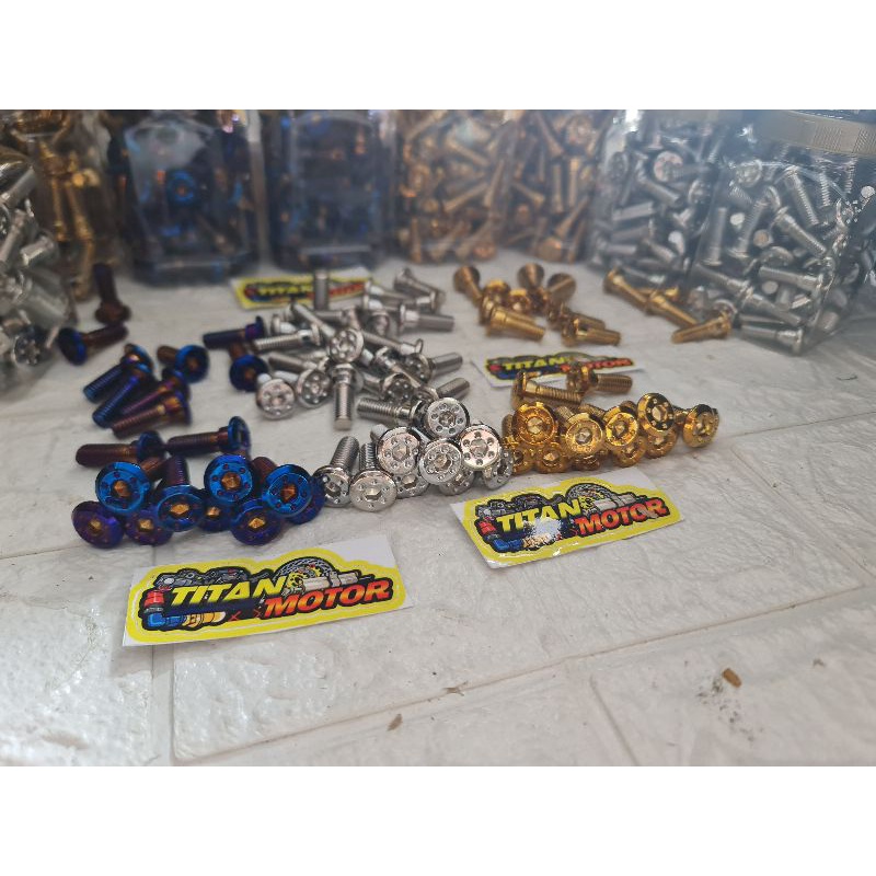 baut piringan cakram probolt KNOK honda motor beat scoopy vario cb150r megapro karisma smash tiger d