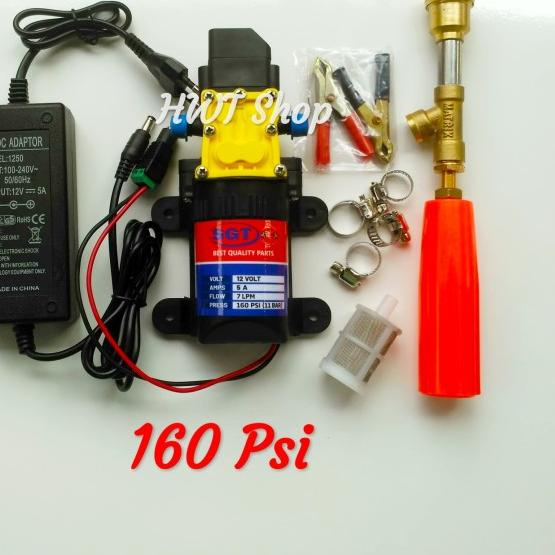 Dinamo Pompa Air Pompa Air DC 12V 160psi Pompa DC set Tanpa Selang
