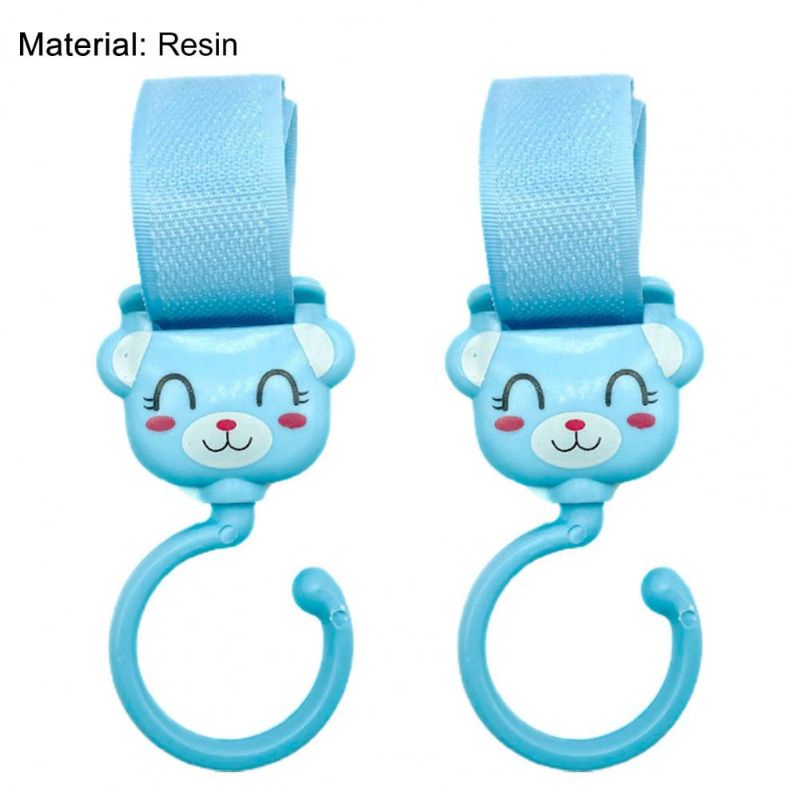 (Pimenova) Cartoon Hook dengan Velcro Gantungan di Stroller