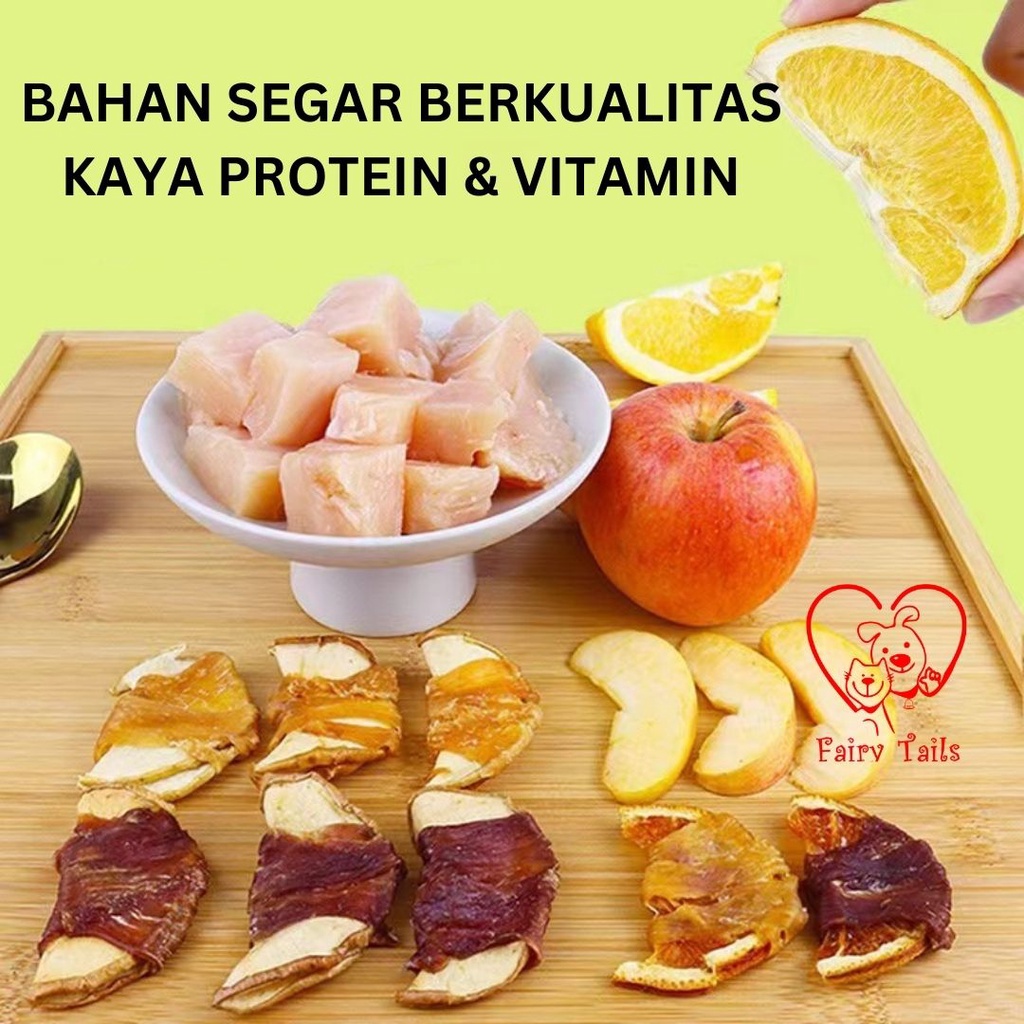 [Handmade] Daging dan Buah Segar Kering Snack Cemilan Sehat Untuk Anabul Anjing (Made to Order) / Fresh Meat and Fruit Freeze Dried for Pet Dog