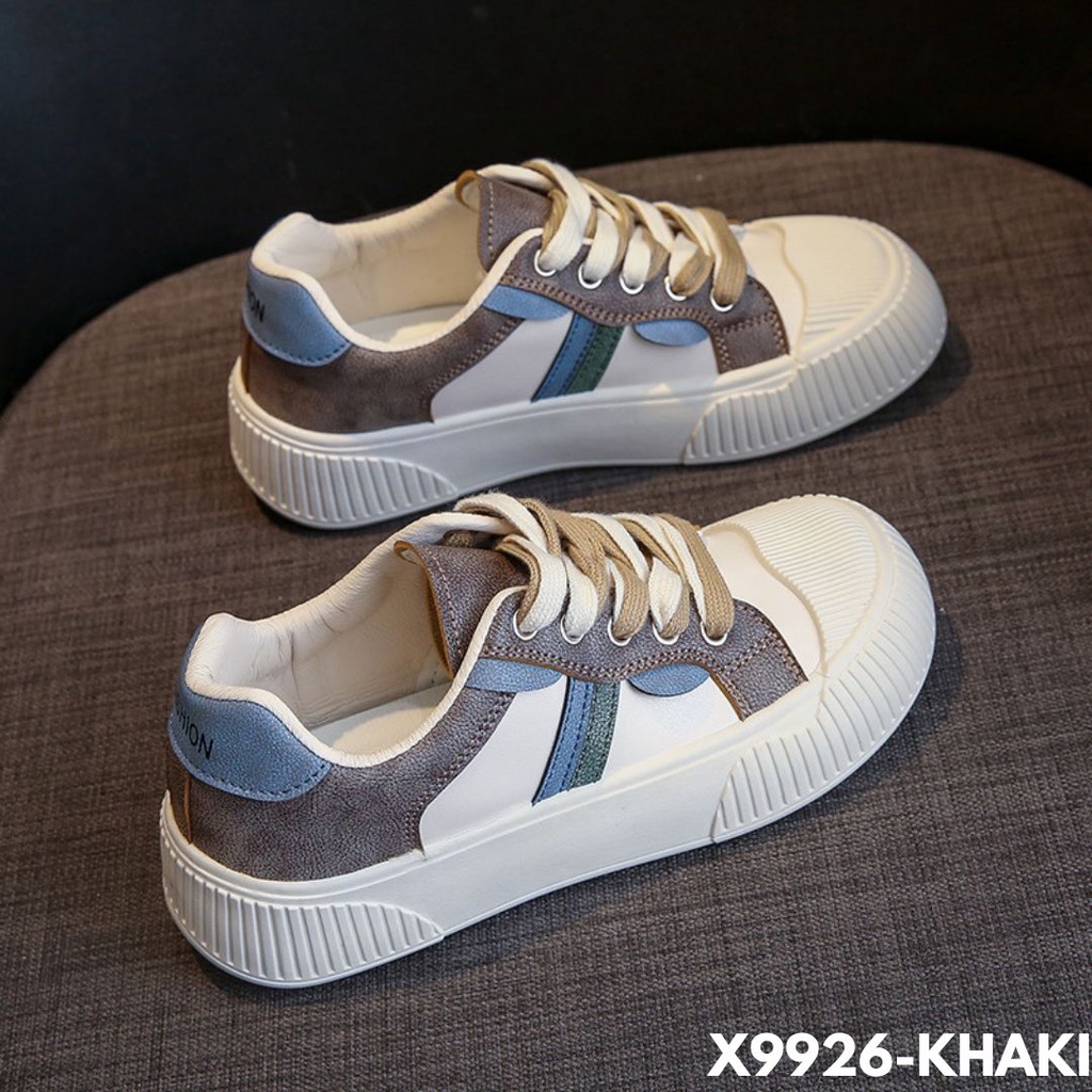 SEPATU SNEAKERS WANITA CLASSIC WARNA KEKINIAN BANYAK YANG SUKA MATERIAL PU BERKUALITAS IMPORT 9926