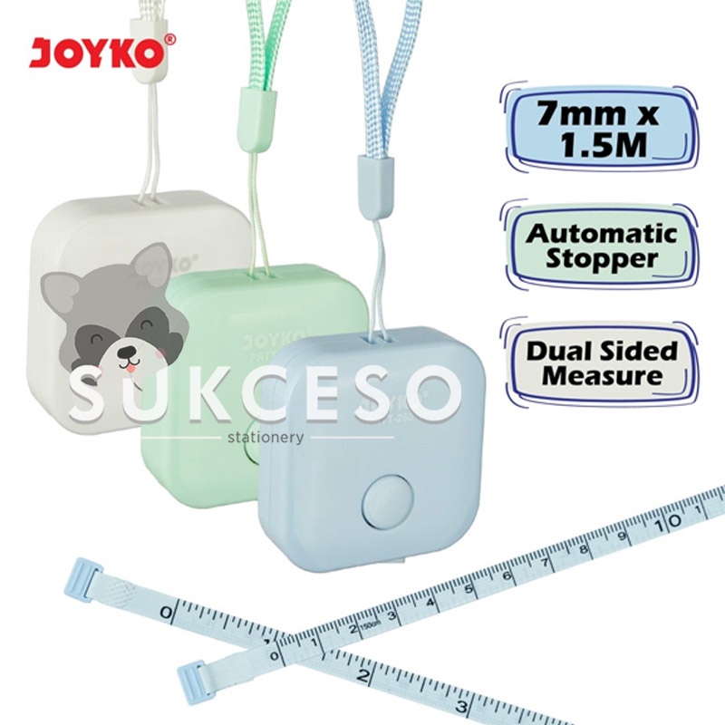 

Joyko Pocket Ruler Tailoring Tape PRTT-280 1.5 Meter / Meteran Jahit Lucu Unik Murah