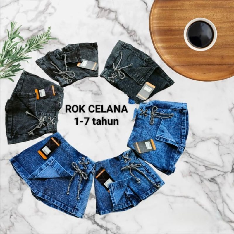 ROK CELANA ANAK PEREMPUAN TERBARU USIA1_7TAHUN (S,M,L,XL)