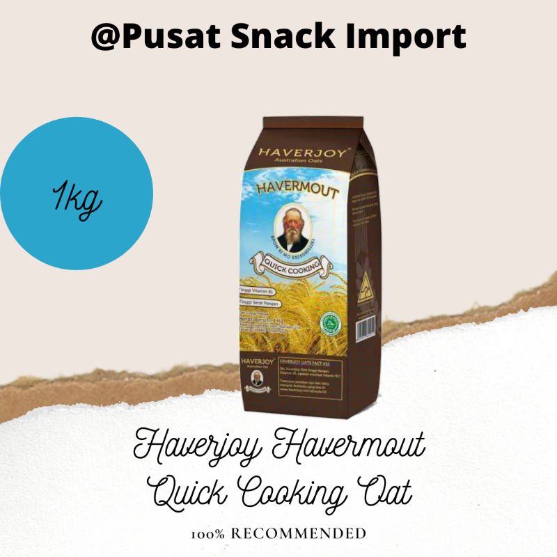 

Haverjoy Havemout Quick Cooking Oat 1kg
