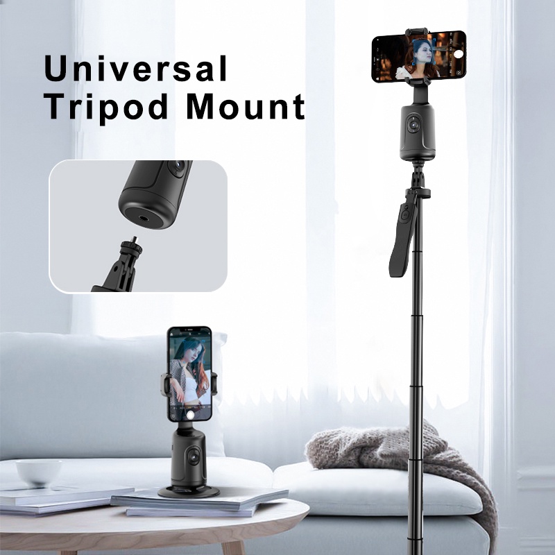 GROTIC Gimbal Handphone Stabilizer 360°AI Face Tracking Gesture Control P01-6