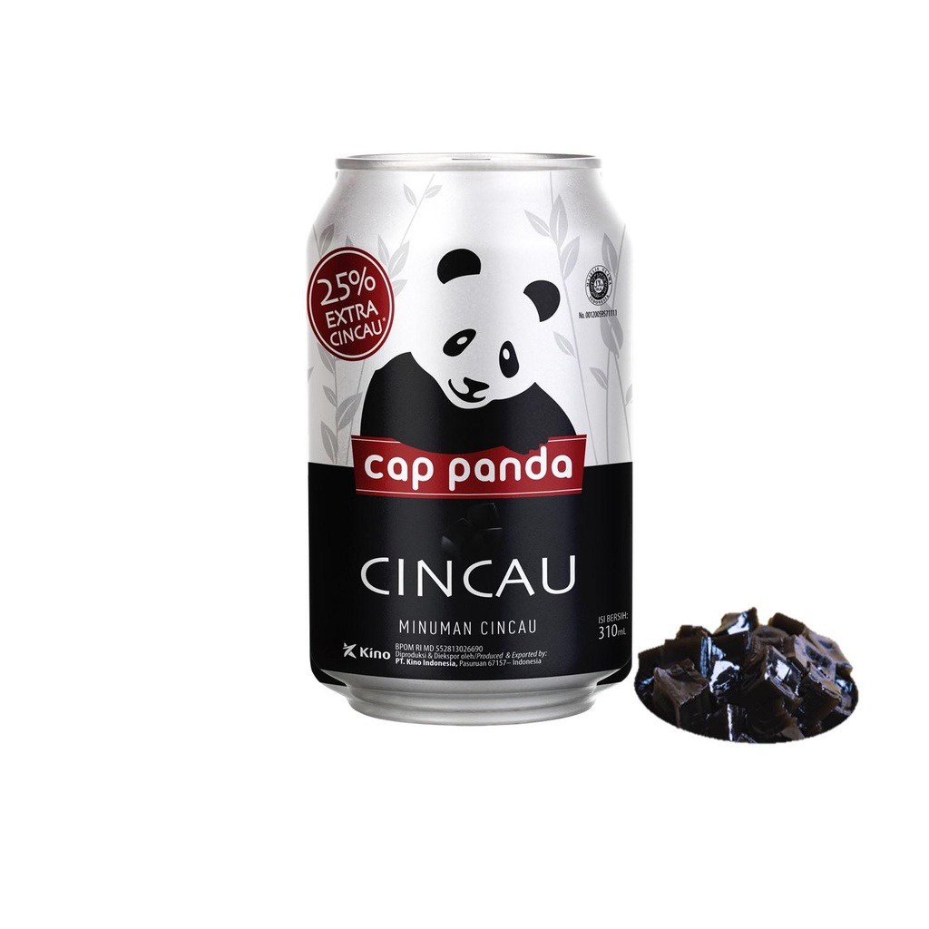 CINCAU CAP PANDA KALENG 310ML 1 DUS = 24 PCS [SWEETSPACE]