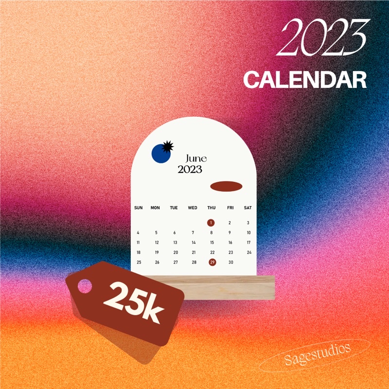 

CALENDAR 2023 by SAGE STUDIOS
