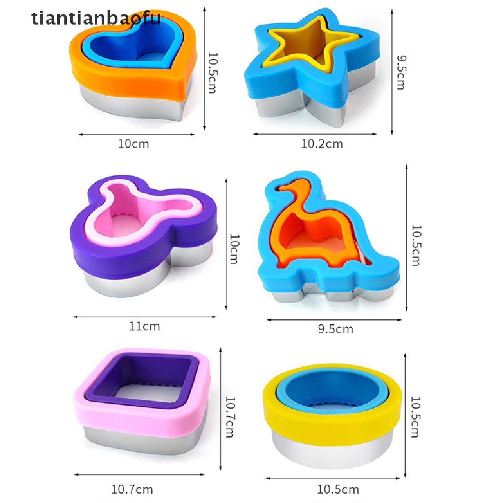 Cetakan Pemotong Makanan Sandwich Cookie Bahan Stainless Steel Untuk Alat Dapur