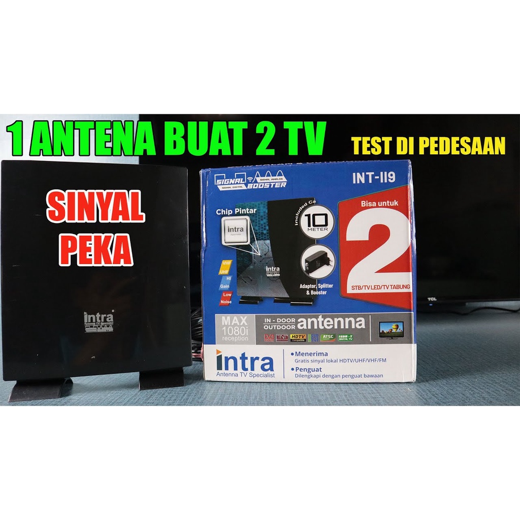 Antena TV luar &amp; Dalam Intra Int-119 Analog &amp; digital BISA 2 TV