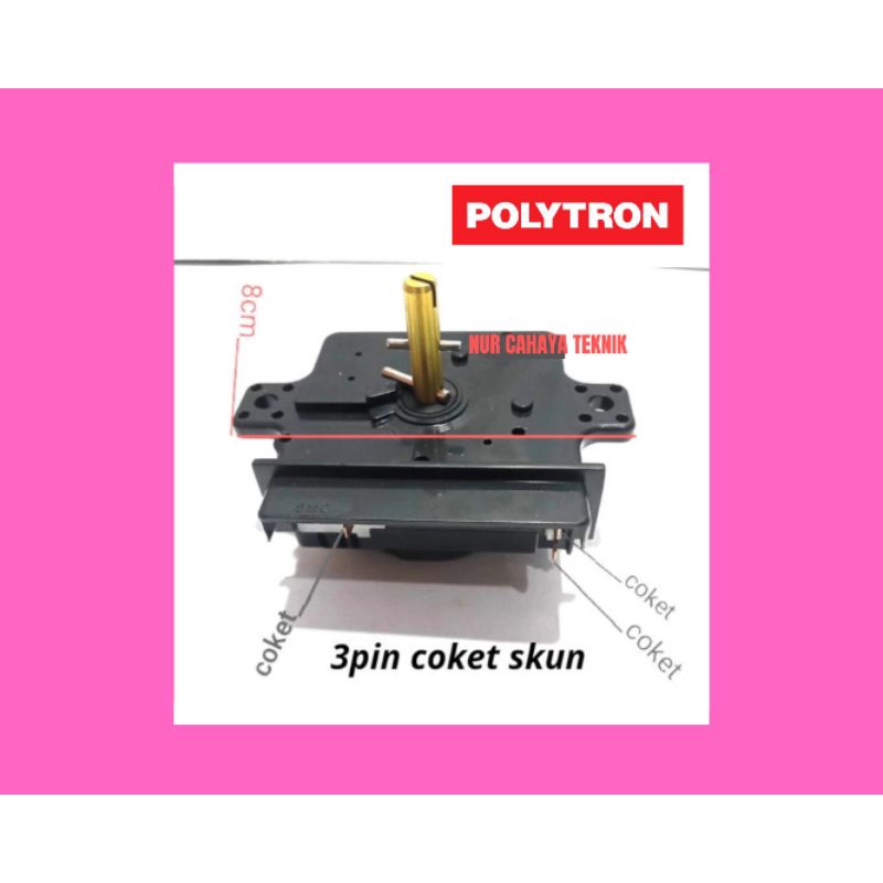 Timer mesin cuci 2 tabung Polytron