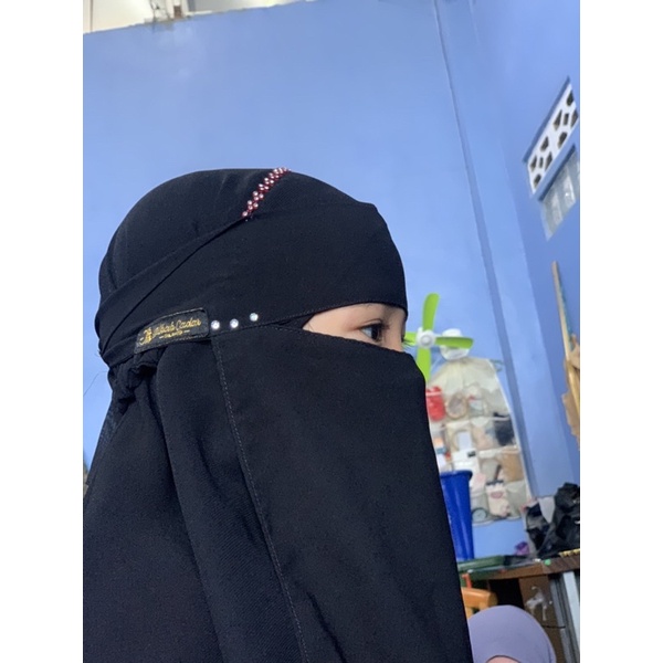 Niqab Anak - Cadar Anak Cadar Bandana Payet Cadar sifon silky Anak Exsclusive by JCS