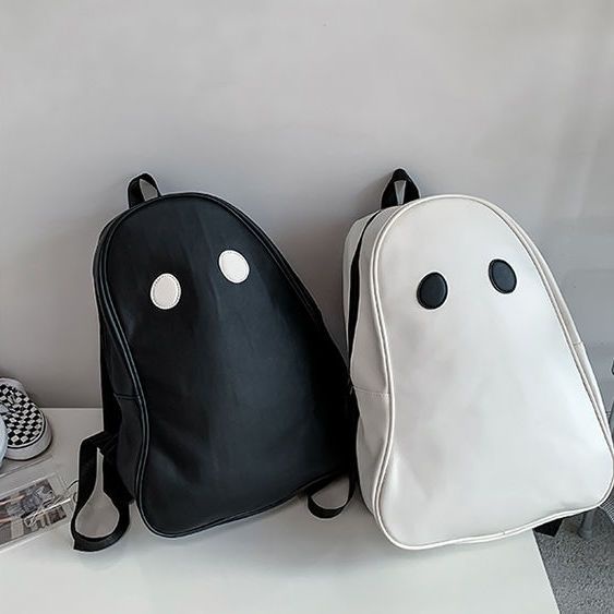 Sera asli desain niche tas sekolah hantu jelek kepribadian lucu ransel tren ransel kapasitas besar siswa Jepang